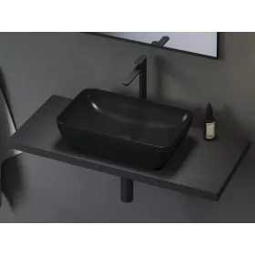 Ravak Uni Slim 50 R kerámiamosdó, fényes fekete