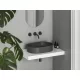 Ravak Ceramic Slim O 55 kerámiamosdó antracit