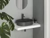 Ravak Ceramic Slim Shelf O 55 kerámiamosdó antracit