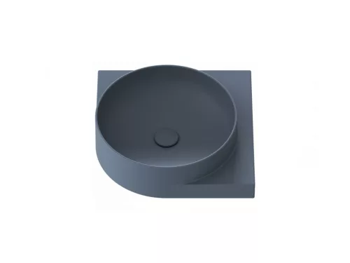 Ravak Yard 45 C kerámiamosdó Deepsea Blue, túlfolyó furat nélkül