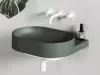Ravak Yard 60 kerámiamosdó Grey Green, túlfolyó furat nélkül