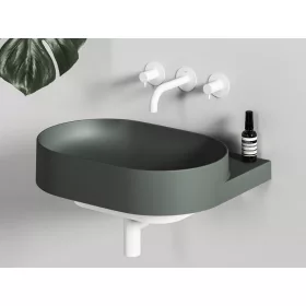   Ravak Yard 60 kerámiamosdó Grey Green, túlfolyó furat nélkül