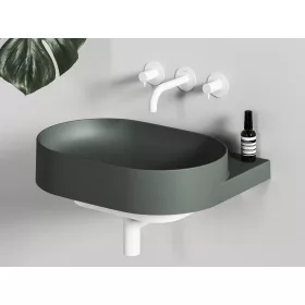   Ravak Yard 60 kerámiamosdó Grey Green, túlfolyó furat nélkül
