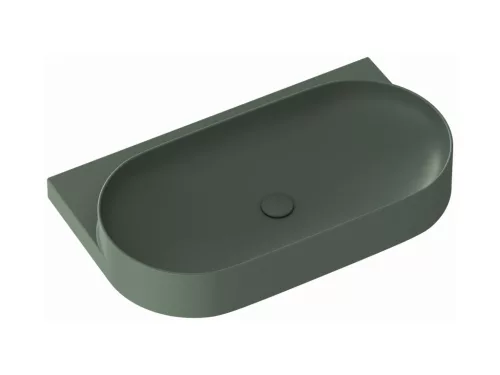 Ravak Yard 80 kerámiamosdó Grey Green, túlfolyó furat nélkül