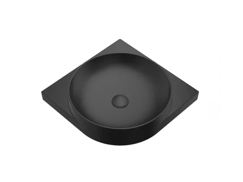 Ravak Yard 45 C kerámiamosdó matt fekete, túlfolyó furat nélkül