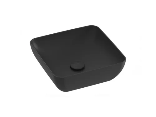 Ravak Uni Slim 38 S kerámiamosdó, matt fekete