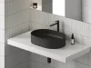 Ravak Ceramic Slim O 55 kerámiamosdó matt fekete