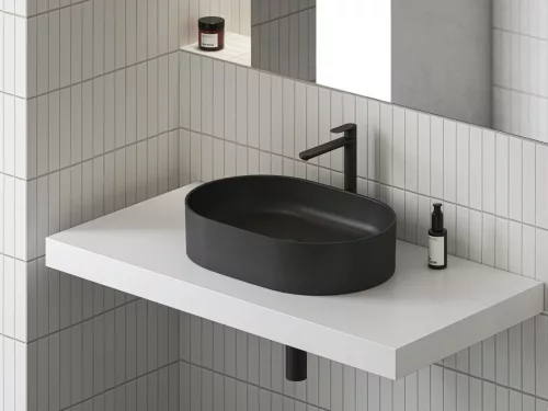 Ravak Ceramic Slim O 55 kerámiamosdó matt fekete