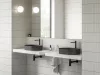 Ravak Ceramic Slim O 55 kerámiamosdó matt fekete