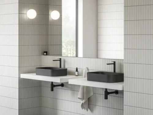 Ravak Ceramic Slim R 55 kerámiamosdó matt fekete