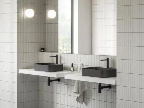 Ravak Ceramic Slim R 55 kerámiamosdó matt fekete