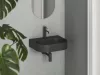 Ravak Ceramic Slim Wall O 55 N kerámiamosdó matt fekete
