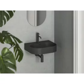 Ravak Ceramic Slim Wall O 55 N kerámiamosdó matt fekete