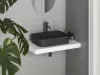 Ravak Ceramic Slim Shelf R 55 kerámiamosdó matt fekete