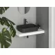 Ravak Ceramic Slim Shelf R 55 kerámiamosdó matt fekete