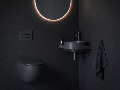 Ravak Yard 45 C kerámiamosdó matt fekete