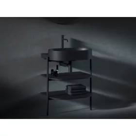 Ravak Yard 60 kerámiamosdó matt fekete