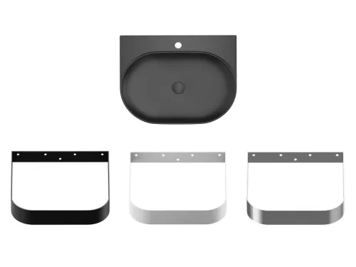 Ravak Yard 60 kerámiamosdó matt fekete