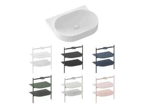 Ravak Yard 60 kerámiamosdó, fehér, túlfolyó furat nélkül