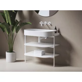   Ravak Yard 80 kerámiamosdó, matt fehér, túlfolyó furat nélkül