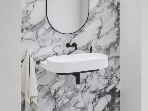 Ravak Yard 80 kerámiamosdó, matt fehér, túlfolyó furat nélkül