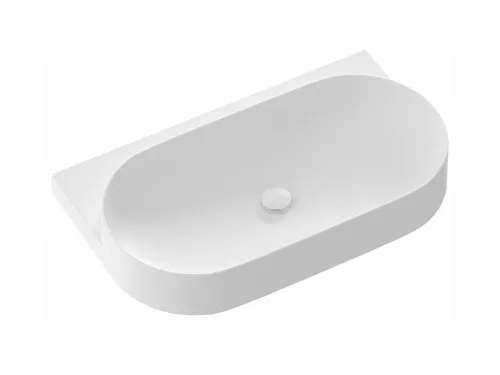 Ravak Yard 80 kerámiamosdó, matt fehér, túlfolyó furat nélkül