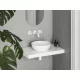 Ravak Uni Slim 40 B kerámiamosdó, matt fehér