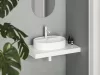 Ravak Ceramic Slim Shelf O 55 kerámiamosdó matt fehér