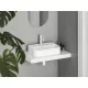 Ceramic Slim Shelf R 55 kerámiamosdó matt fehér