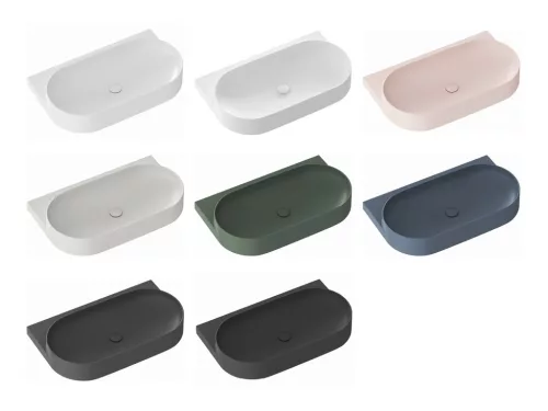 Ravak Yard 80 kerámiamosdó Alabaster Pink