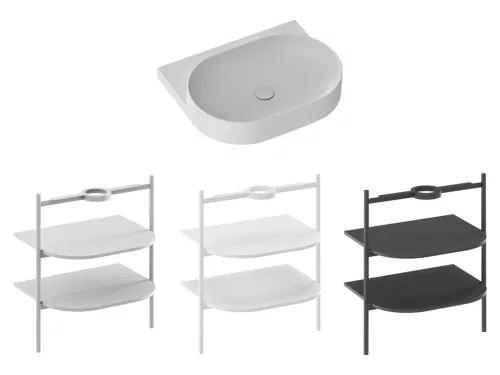 Ravak Yard 60 kerámiamosdó Smoke Grey