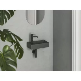 Ravak Veda Wall 40 kézmosó bal antracit