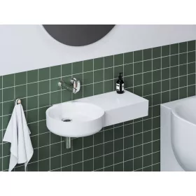   Ravak ARC 83/43 mosdó jobb fehér, túlfolyó és csaptelep furat nélkül