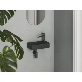 Ravak Veda Wall 40 kézmosó jobb matt fekete