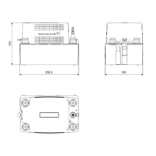 GRUNDFOS kondenzátum szivattyú Conlift LS (98455601)