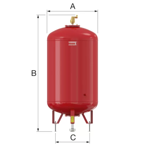 FLAMCOMAT FG MAIN VESSEL 1000L nyomástartó tágulási tartály