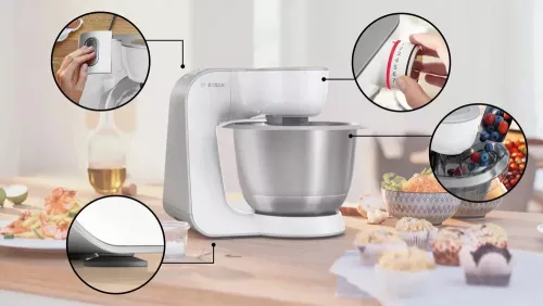 BOSCH MUM58200 Konyhai robotgép | MUM5 | 1000 W | Fehér/ezüst