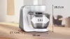 BOSCH MUM58200 Konyhai robotgép | MUM5 | 1000 W | Fehér/ezüst