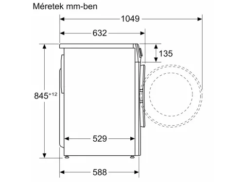 Bosch WGG244Z2BY Elöltöltős mosógép (WGG244Z2BY)