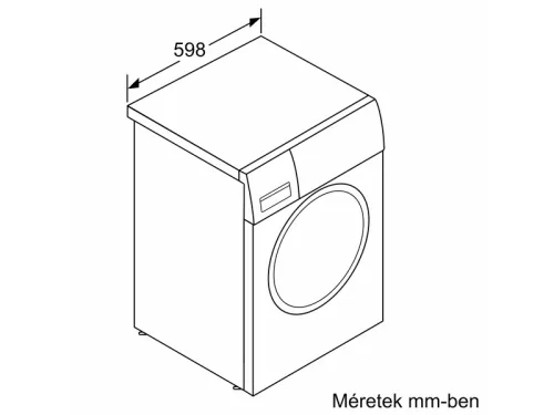 Bosch WGG244Z2BY Elöltöltős mosógép (WGG244Z2BY)