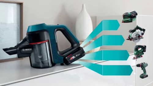 BOSCH BSS71125AH Serie|7 Akkumulátoros porszívó | Unlimited 7 | 18 V / 2, 5 Ah Li-Ion akku | Kék