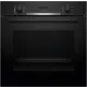 BOSCH HQA534EB3 Serie|4 Beépíthető sütő gőz funkcióval | Fekete