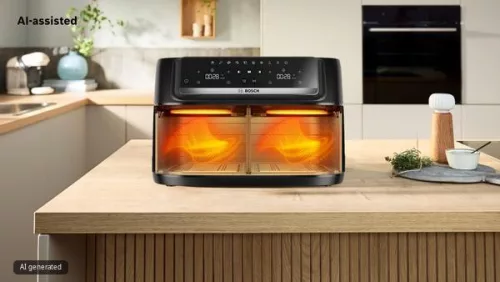 BOSCH Serie 4 Két fiókos Air Fryer Fekete MAFD440B7