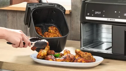BOSCH Serie 4 Két fiókos Air Fryer Fekete MAFD440B7