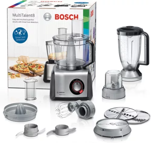 BOSCH MC812M844 Kompakt konyhai robotgép | 1250 W | Acél/szürke