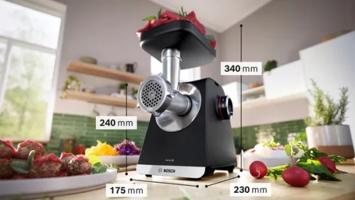 Bosch MFWS650B MultiPower húsdaráló | 2100 W | Fekete/Ezüst