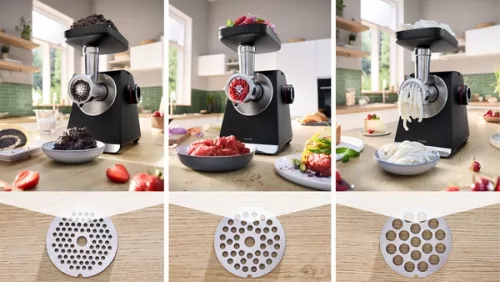 Bosch MFWS650B MultiPower húsdaráló | 2100 W | Fekete/Ezüst
