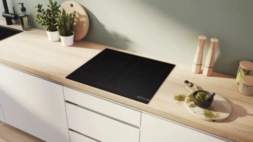 BOSCH PVQ61CHB1E Serie|6 Beépíthető indukciós főzőlap | 60cm | Fekete | Matt Design felület (karcálló)