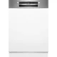 BOSCH SMI4HTS14E Serie|4 Beépíthető kezelőpaneles mosogatógép | 60 cm, 13 teríték