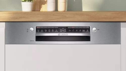 BOSCH SMI4HTS14E Serie|4 Beépíthető kezelőpaneles mosogatógép | 60 cm, 13 teríték